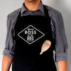Personalised Boss Of The Barbecue Apron