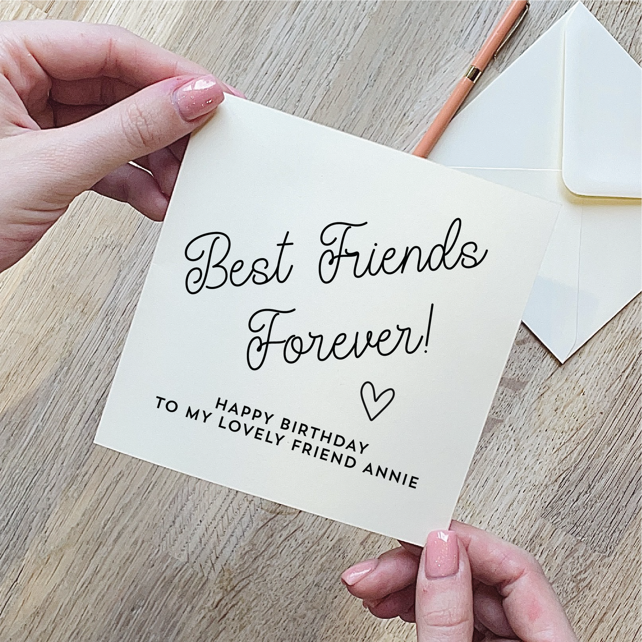 Best Friends Forever Card Card