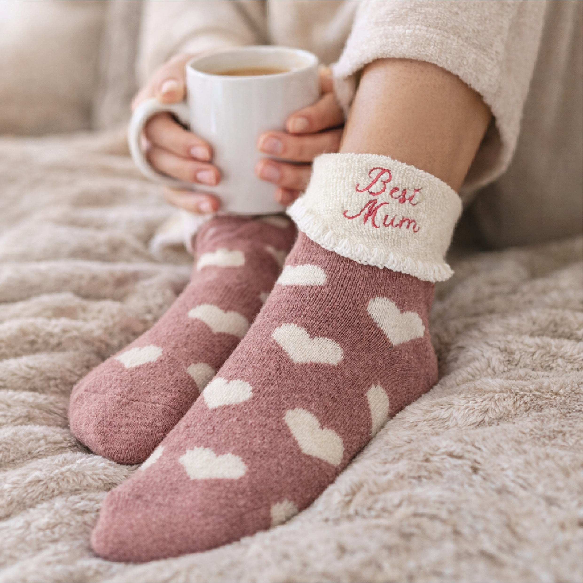 Personalised Super Soft Cosy Socks