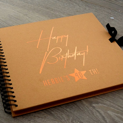 Birthday Guest Book