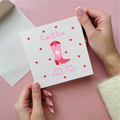 Cowgirl You're Bootiful Card