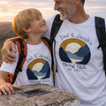Personalised Daddy And Me Hiking Club T Shirt