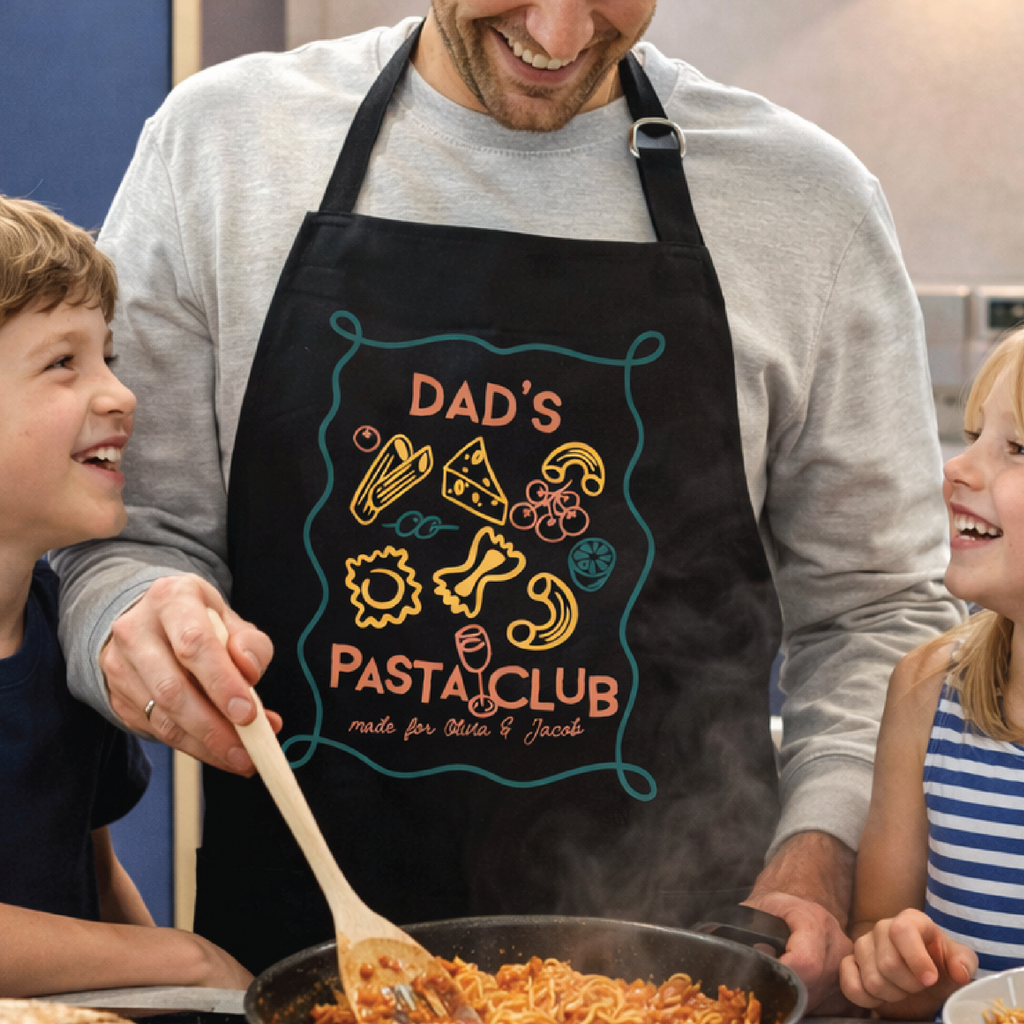 Personalised Dad's Pasta Club Apron
