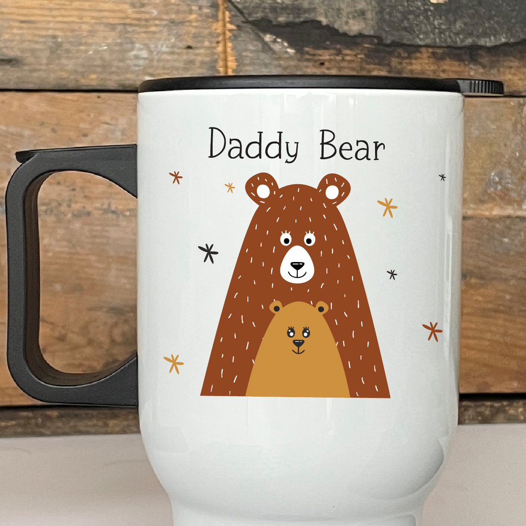 Personalised Daddy Bear Travel Mug