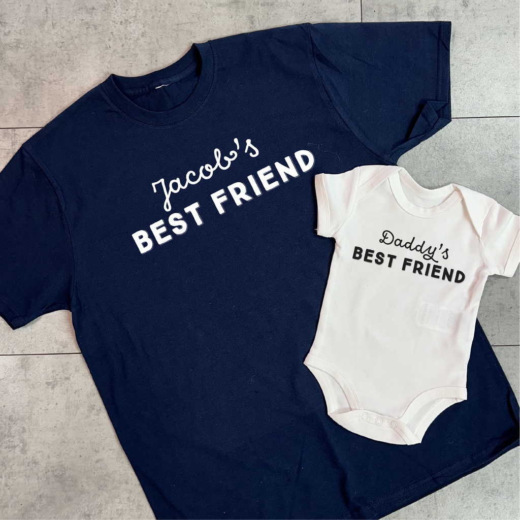 Personalised Daddy And Me Best Friend T Shirt