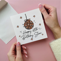 Orange Disco Ball 60th Birthday Card