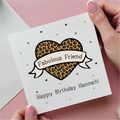 Fabulous Friend Leopard Happy Birthday Card