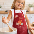 Personalised Flower Power Kids Apron