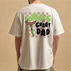 Personalised Forking Great Dad Foodie Graphic T Shirt For Dad