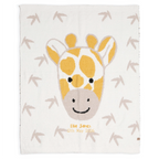 Personalised Giraffe Baby Blanket
