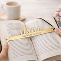 Cutout Heart Personalised Bookmark