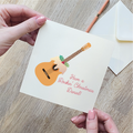 Guitar Christmas Card