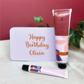 Personalised Hand And Lip Care Gift Set In A Tin