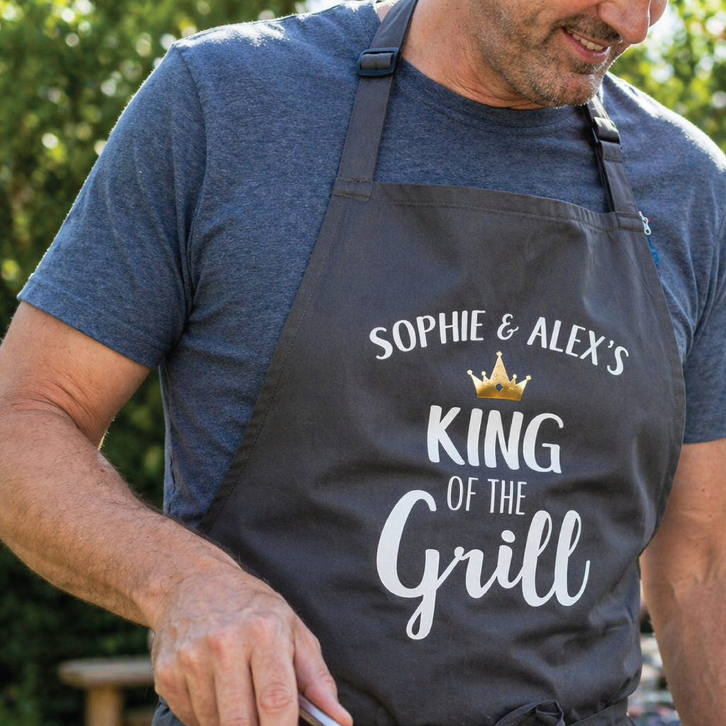 Personalised King of the Grill Apron