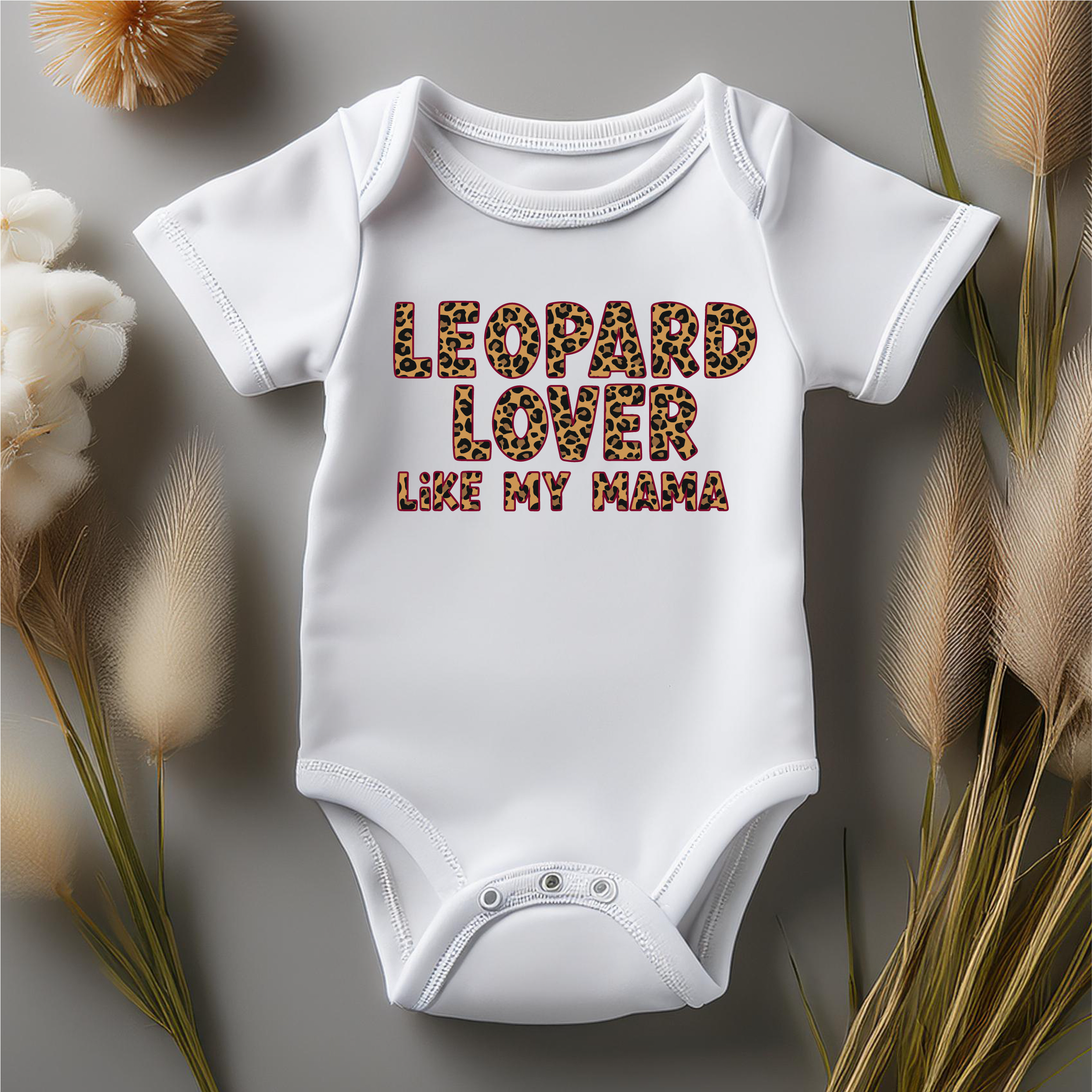 Leopard Lover Like My Mama Babyvest
