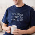 Men's Personalised Daddy T Shirt