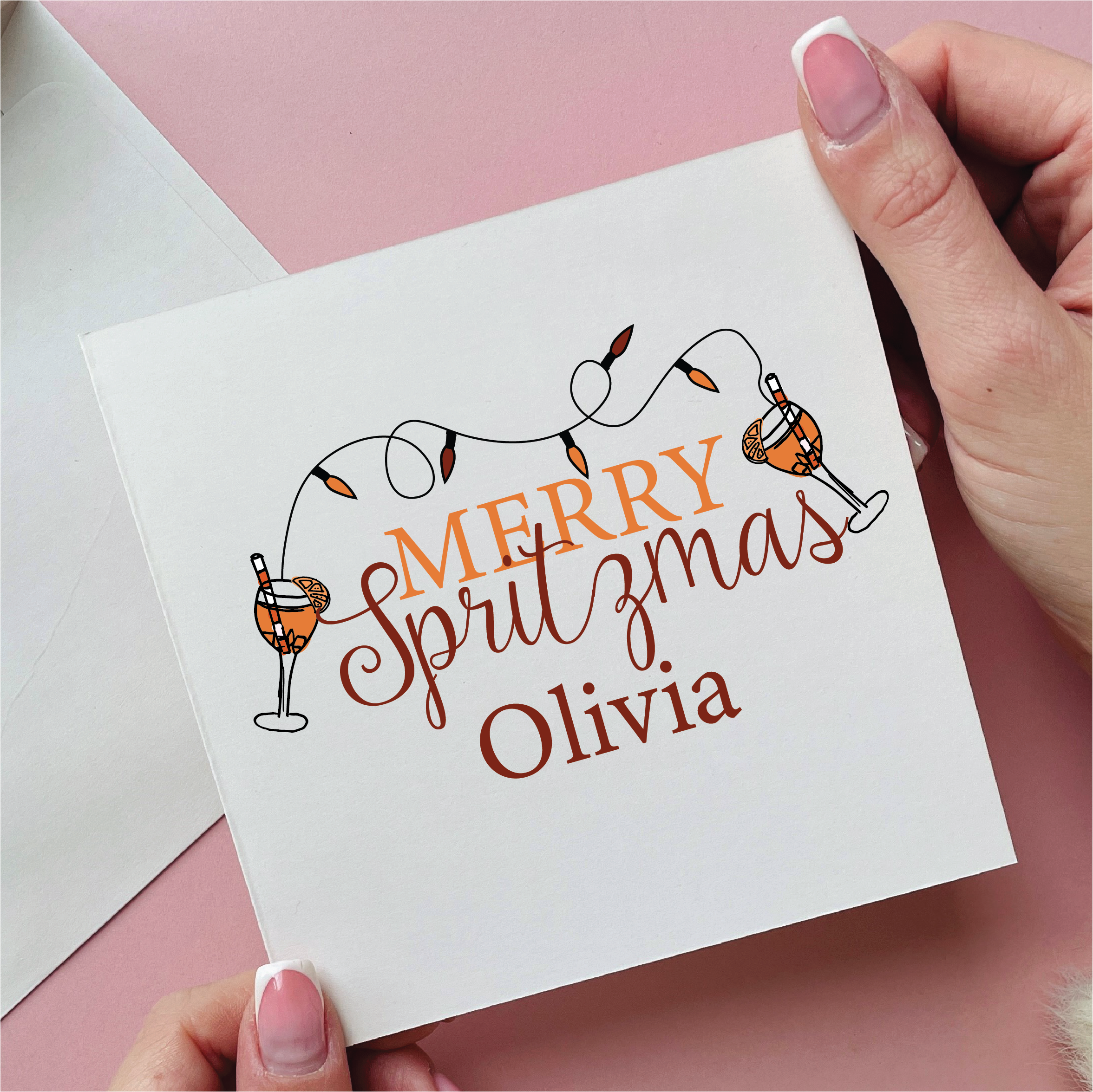 Merry Spritzmas Aperol Christmas Card