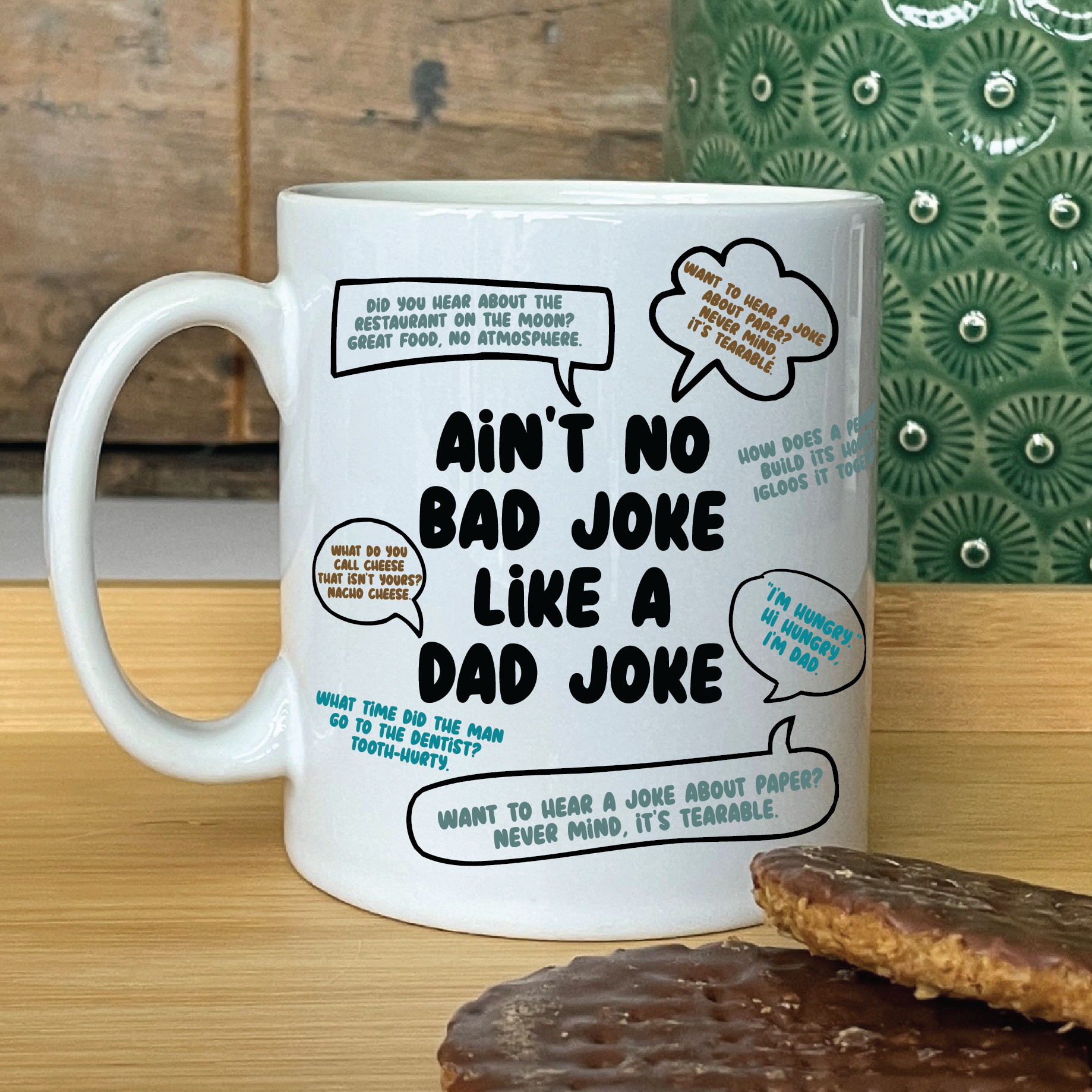 Personalisd No Bad Joke Like A Dad Joke Mug