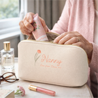 Personalised Open Flat Nanny Washbag
