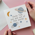 Out Of This World Uncle Card