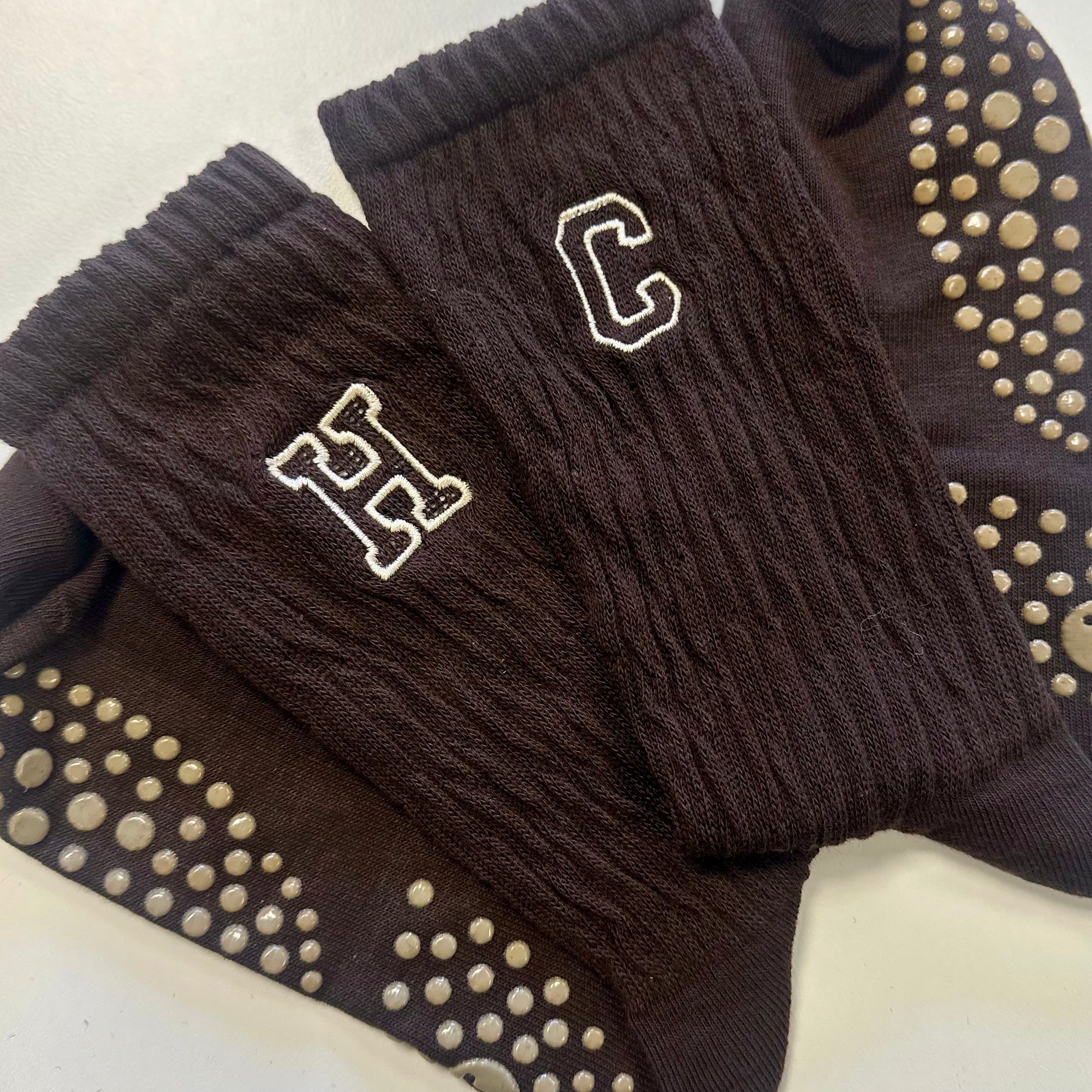 Personalised Initial Pilates Socks