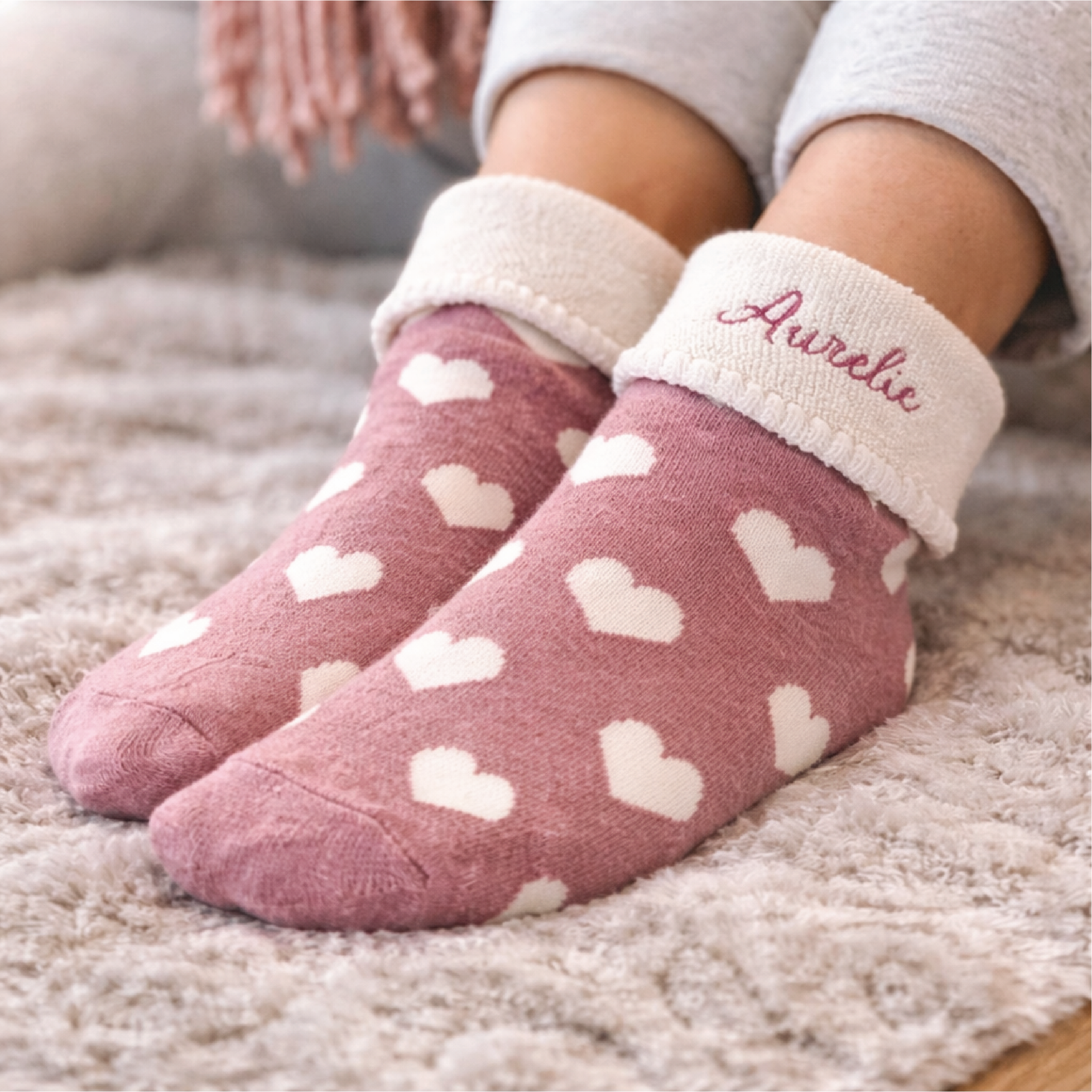 Personalised Super Soft Cosy Socks