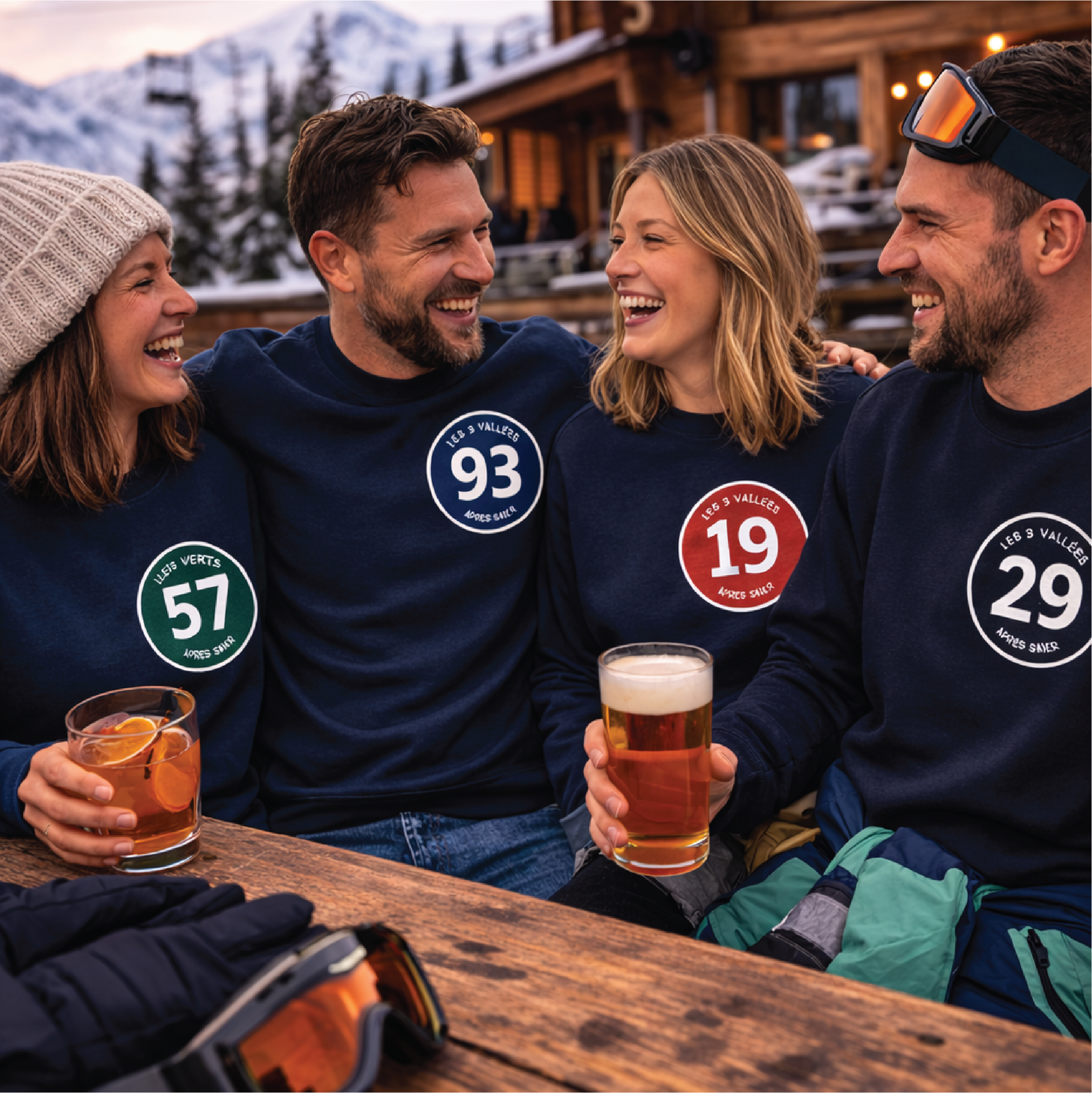 Personalised Skiing Piste Marker Jumper