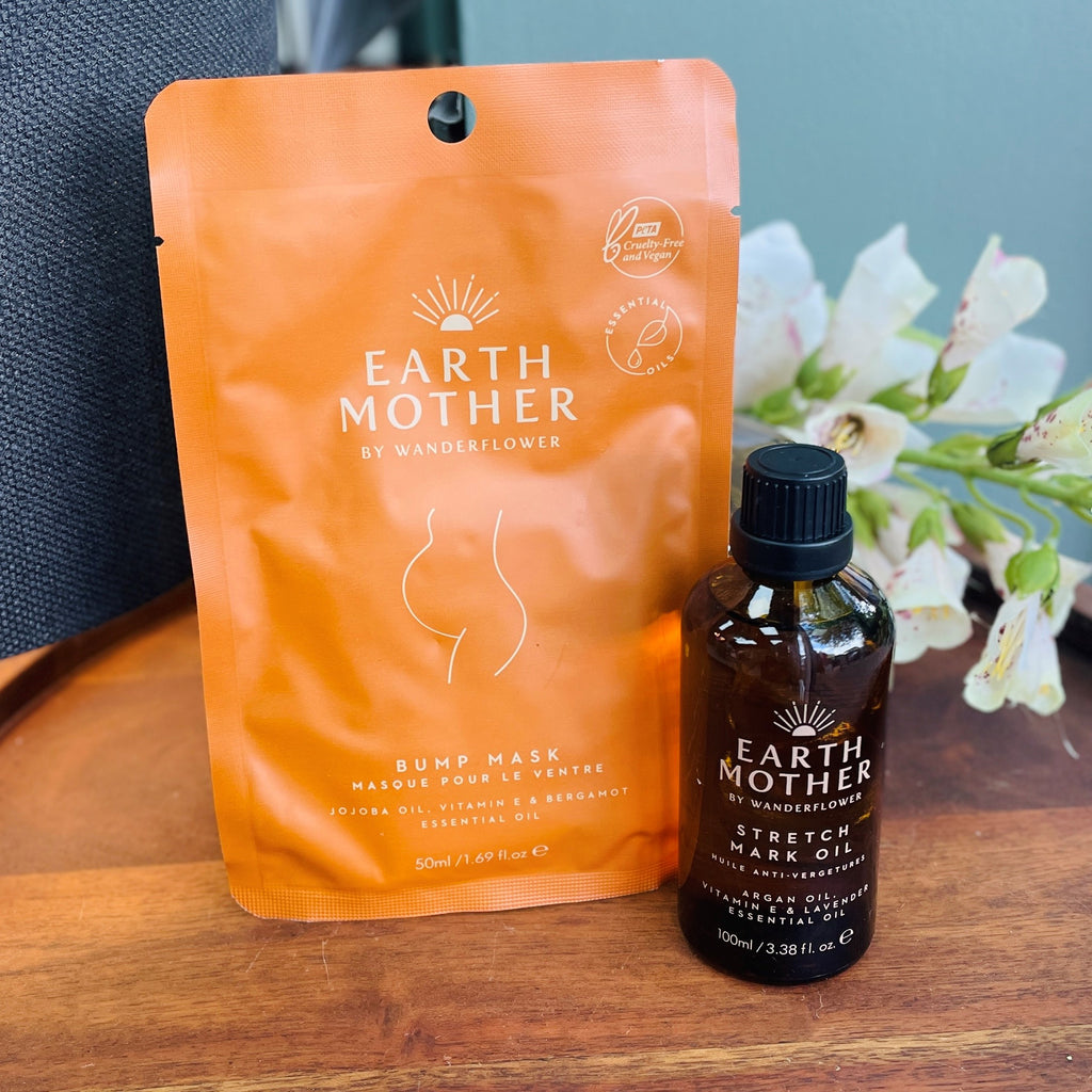 Earth Mother® Pregnancy Essentials Set - Bump Mask & Oil