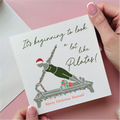 Personalised Reformer Pilates Christmas Card