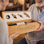 Congratulations Retirement Wine Bottle Gift Set