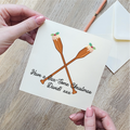 Rowing Christmas Card