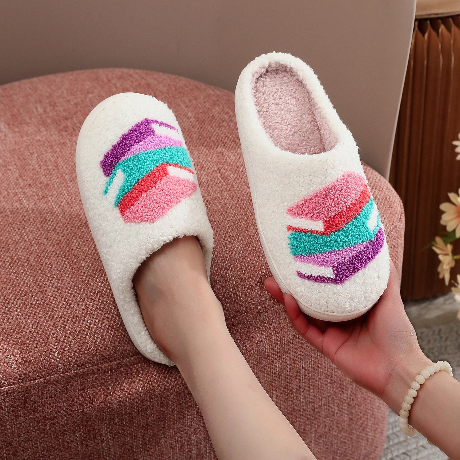 Book Reading Slippers
