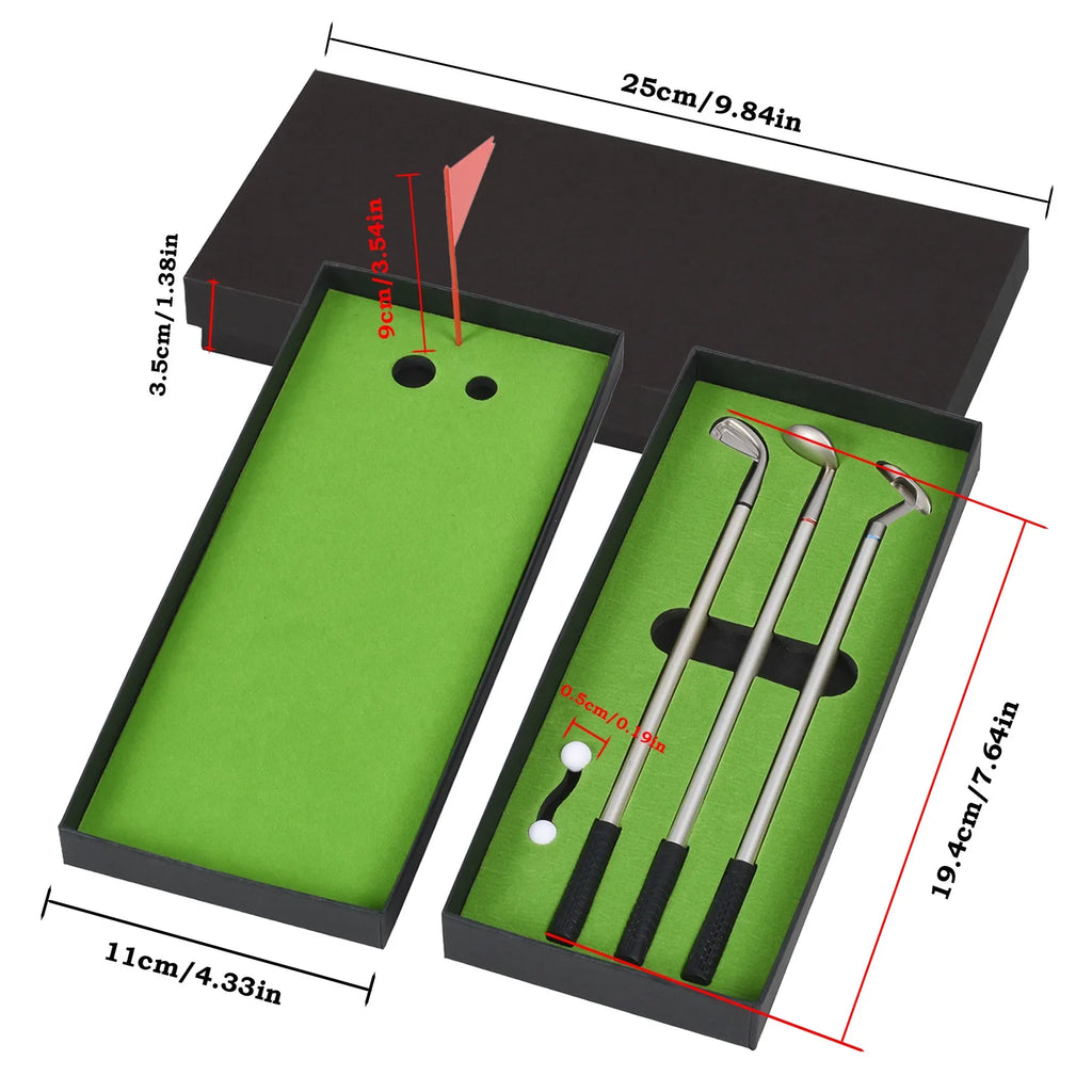 Set Of Three Golf Pens