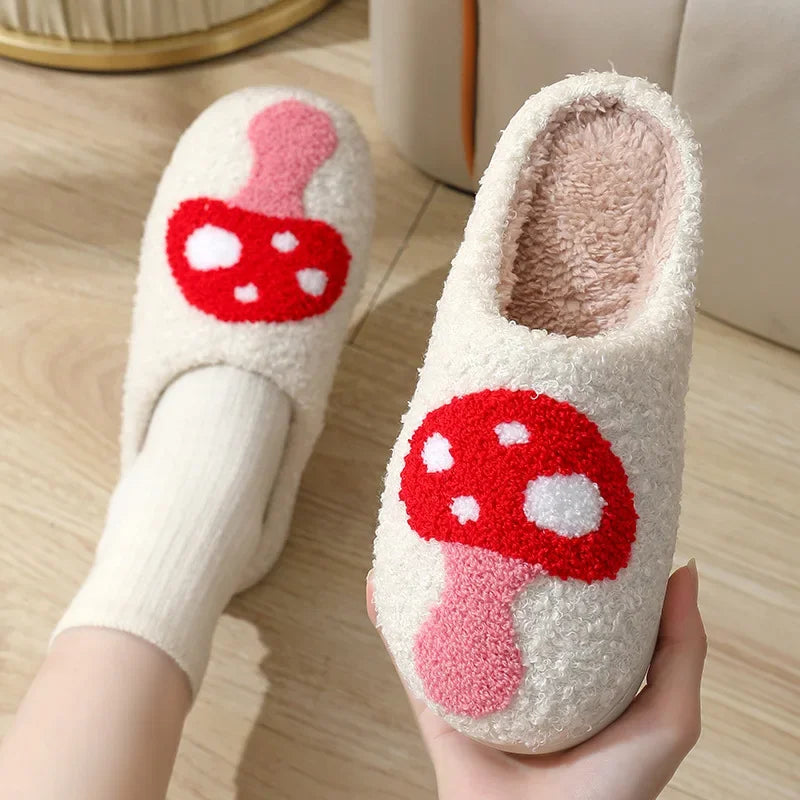 Mushroom Toadstool Slippers