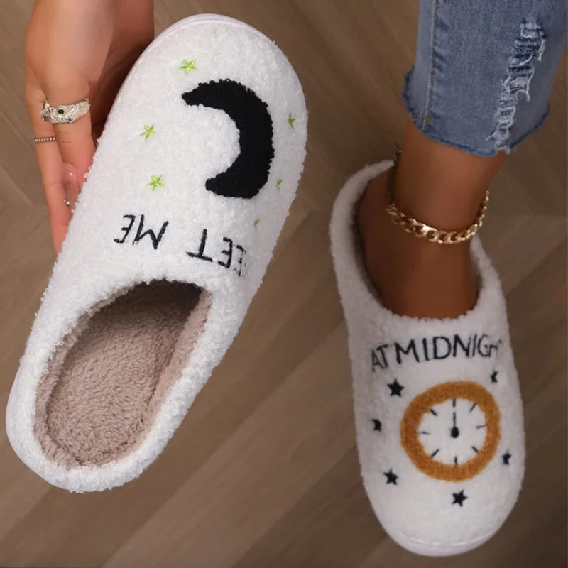 Meet Me At Midnight Swiftie Lyric Slippers