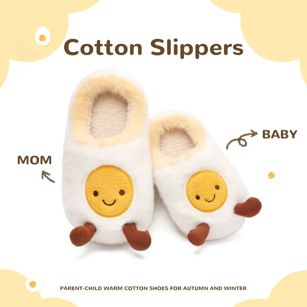 Super Cute Egg Face Slippers