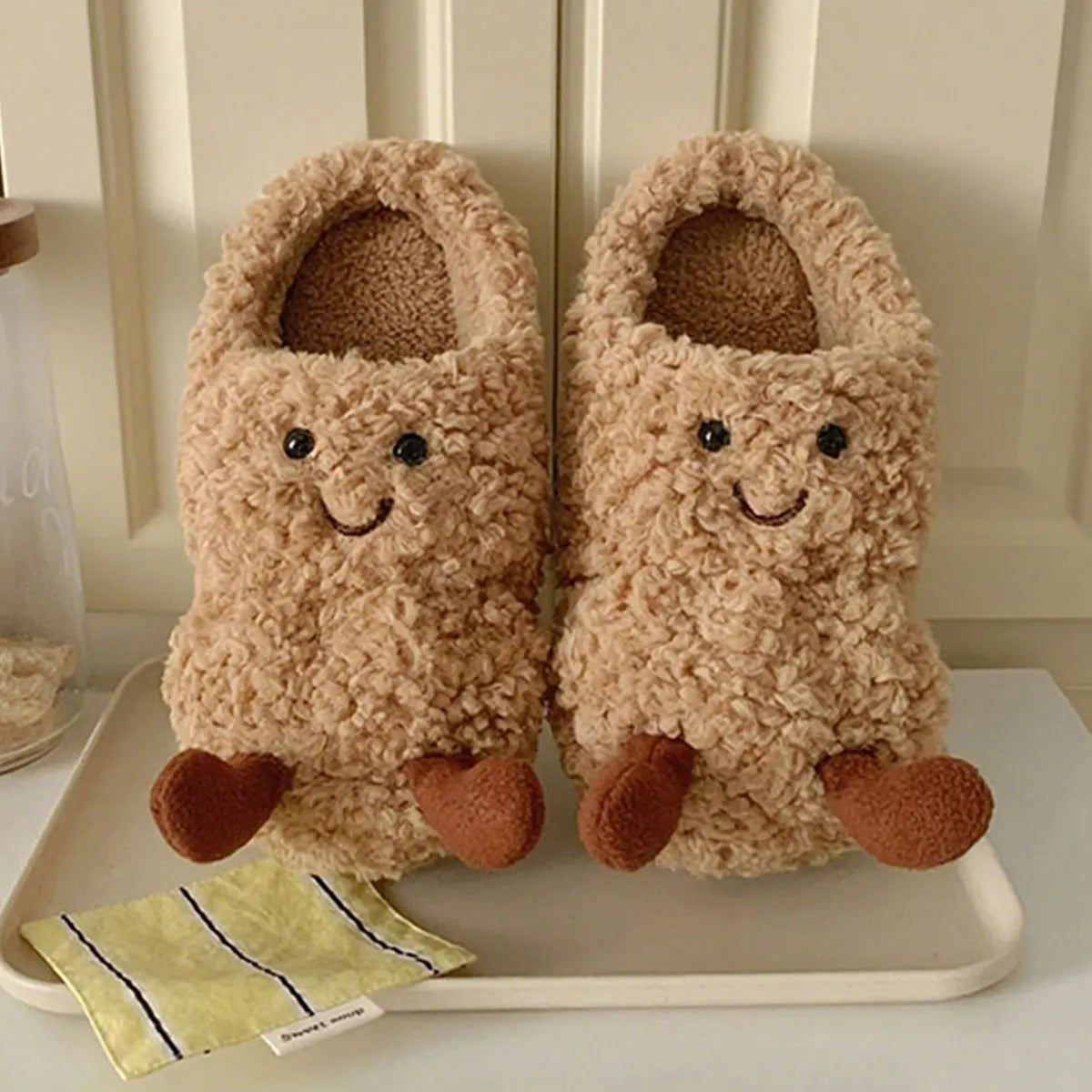 Super Cute Peanut Face Slippers