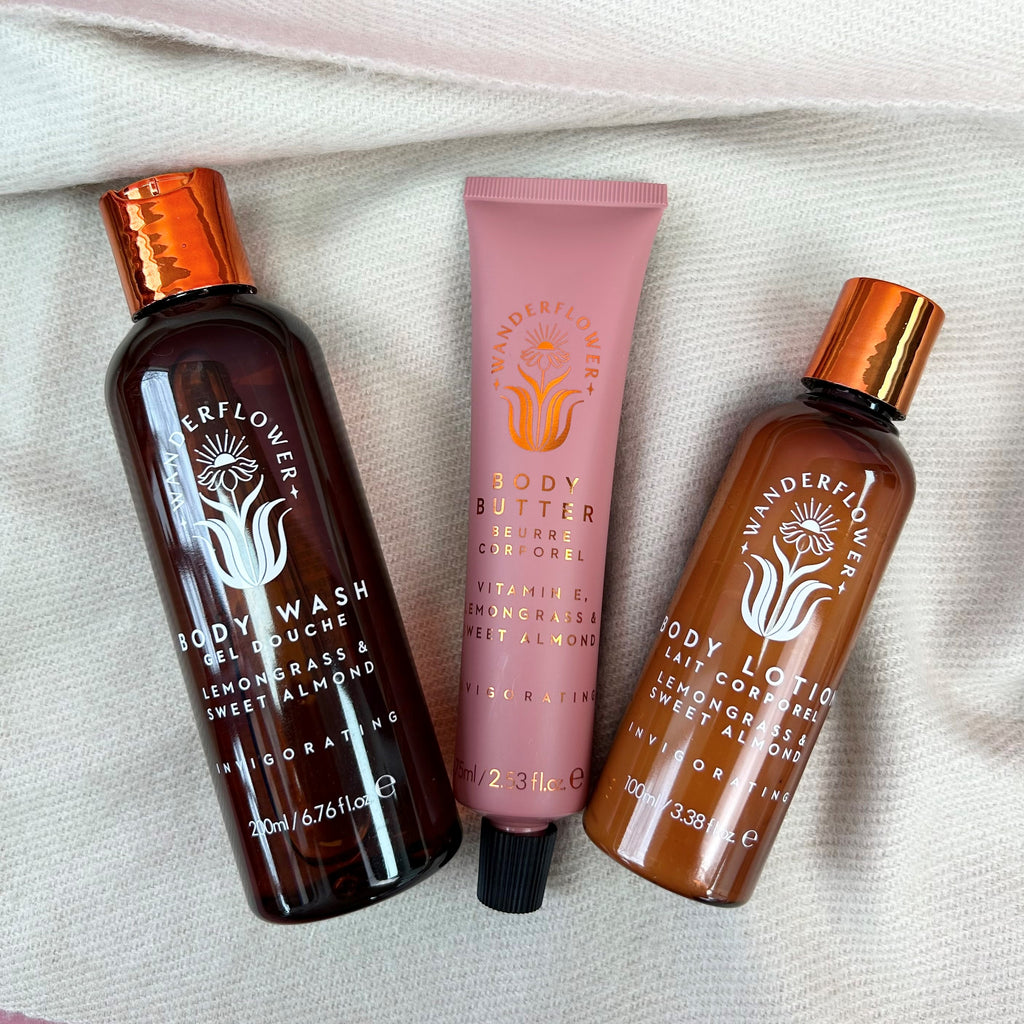Shower Rituals Set - Lemongrass & Sweet Almond
