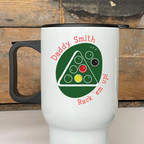 Personalised Snooker Or Pool Dad Travel Mug