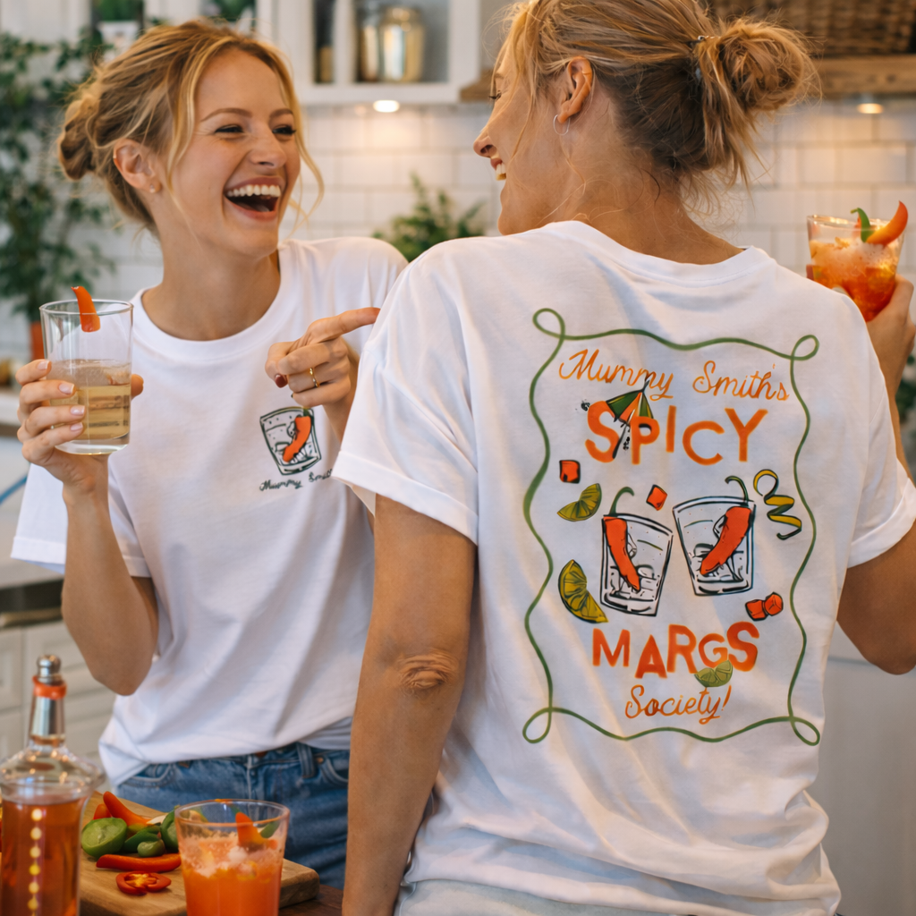 Personalised Spicy Marg Society Graphic T Shirt
