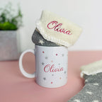 Matching Personalised Star Mug And Star Cosy Socks