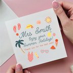 Summer Holidays Teacher Thank You Card