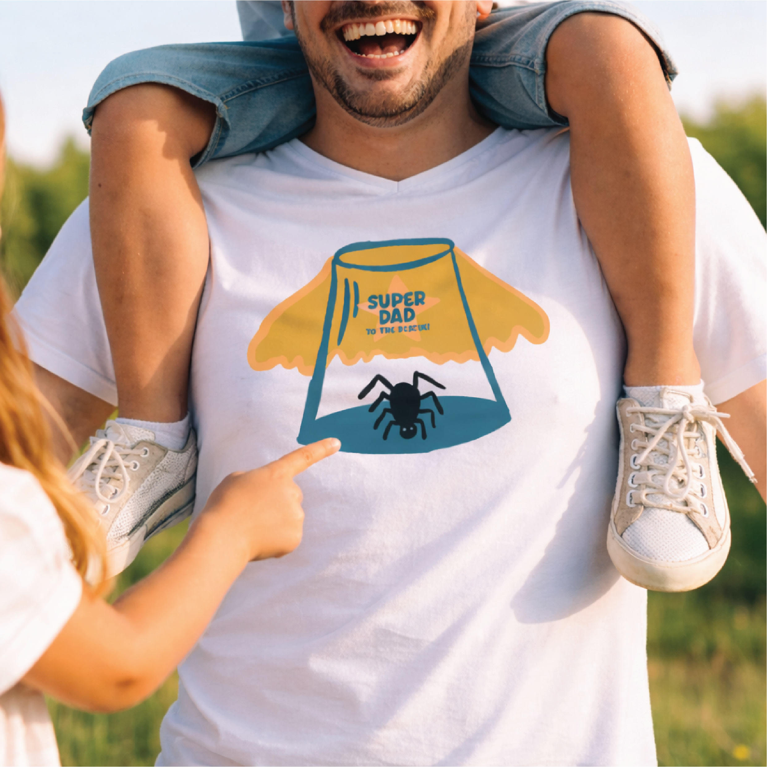 Super Dad To The Rescue Spider Catcher T Shirt