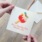 Table Tennis Christmas Card