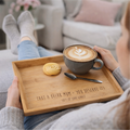 Personalised Take A Break Coffee Or Tea Tray