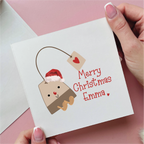 Teabag Merry Christmas Card