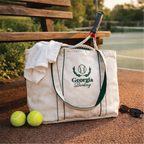 Personalised Laurel Leaf Courtside Tote Bag