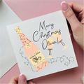 Turkey Wine Christmas Card