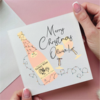 Turkey Wine Christmas Card