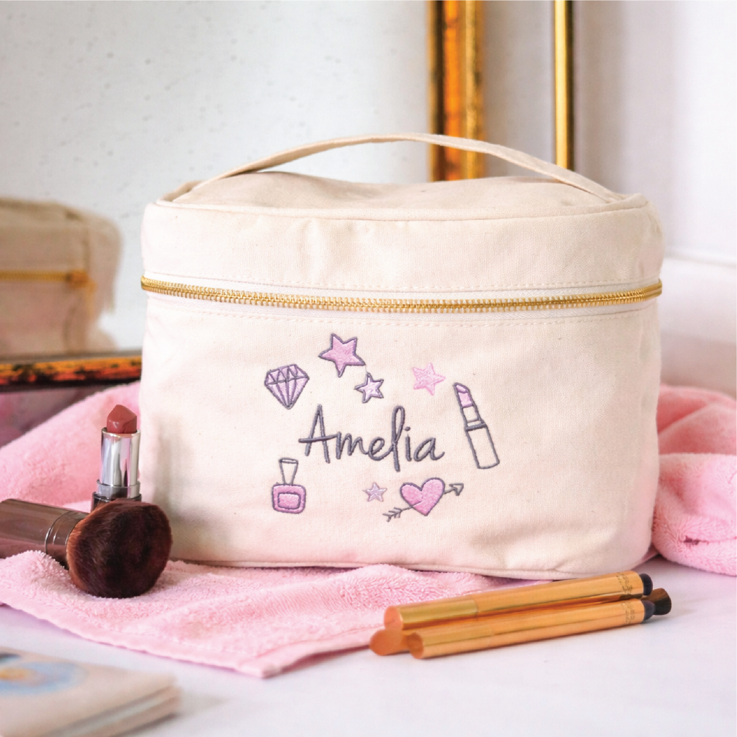Personalised Girls Sleepover Vanity Case